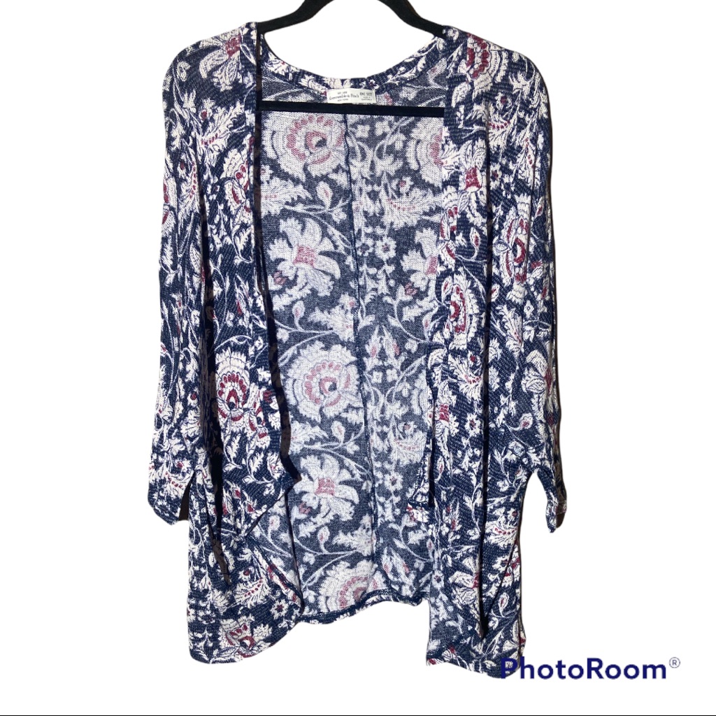 Abercrombie & Fitch Fly Away Floral Cardigan